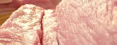 4k猪肉五花肉食品食材宣传视频素材视频的预览图